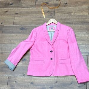 J Crew Women's Pink Blazer Jacket
